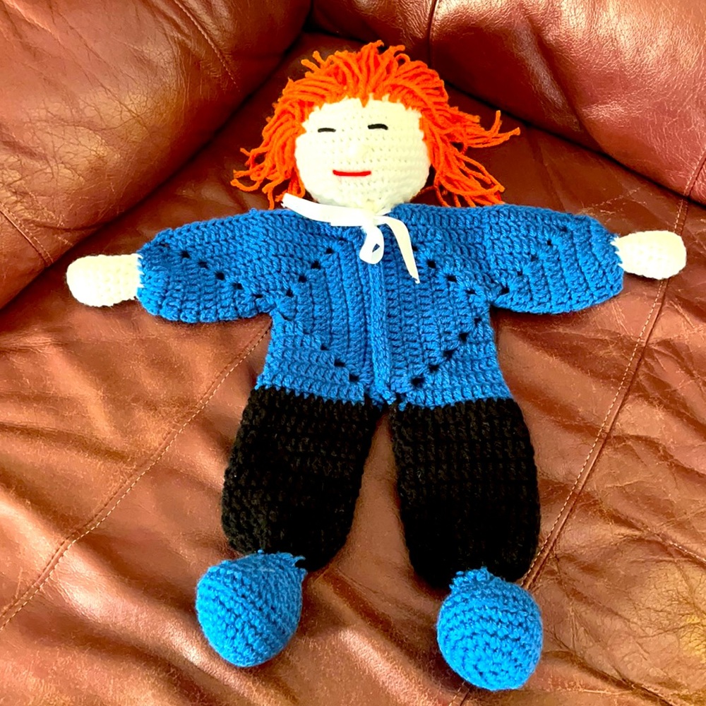 Crocheted doll